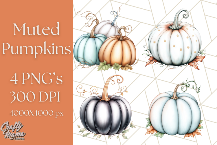 Pumpkin Watercolor Png Image 12
