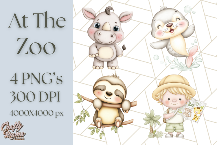 Zoo Animals Clipart Image 10