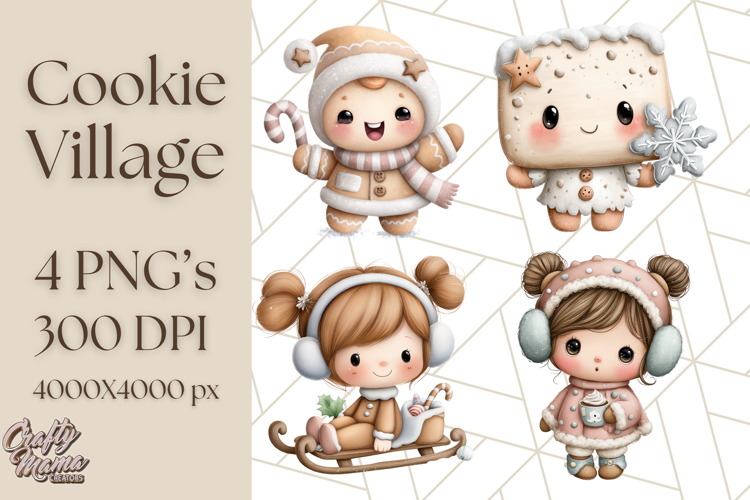 Gingerbread Cookie Clipart Image 3