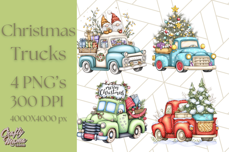 Vintage Truck Clipart Image 8