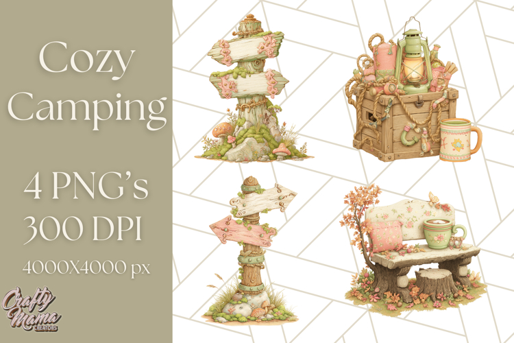 Camping Icons Clipart PNG, Adventure Outdoors Clip Art