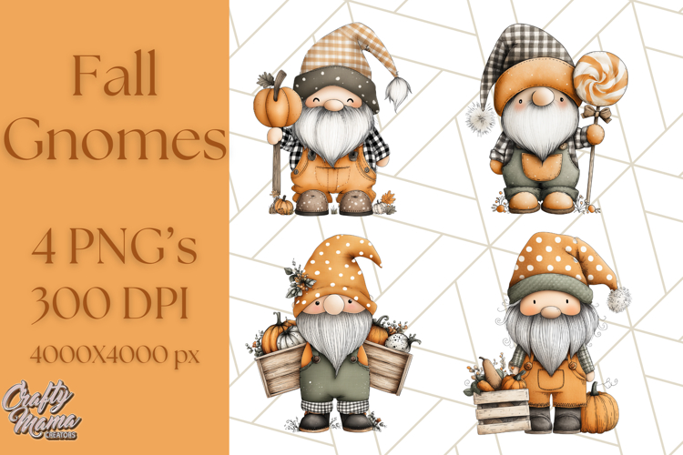 Thanksgiving Gnome Clipart PNG Cute Fall Gnomes, Gnome Png