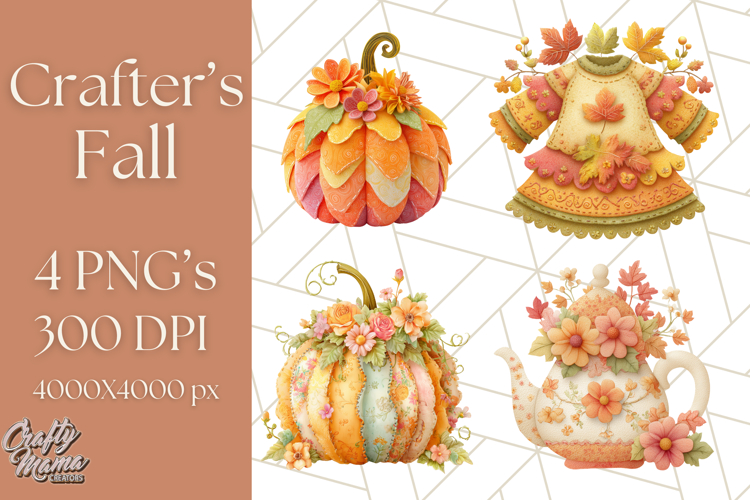 Cozy Fall Clipart PNG Autumn Cozy Elements