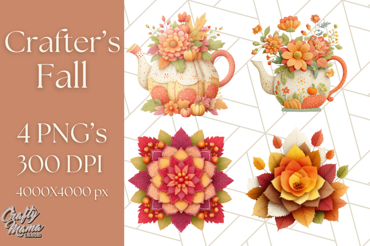 Cozy Fall Clipart PNG Autumn Cozy Elements