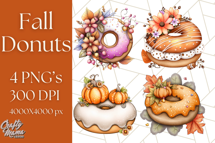 Cute Donut Clipart Image 13