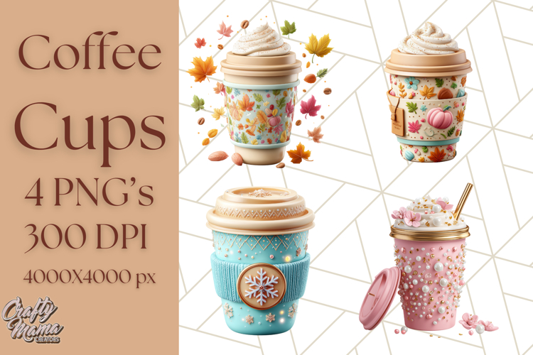 Cute Coffee Cup Clipart Image 24
