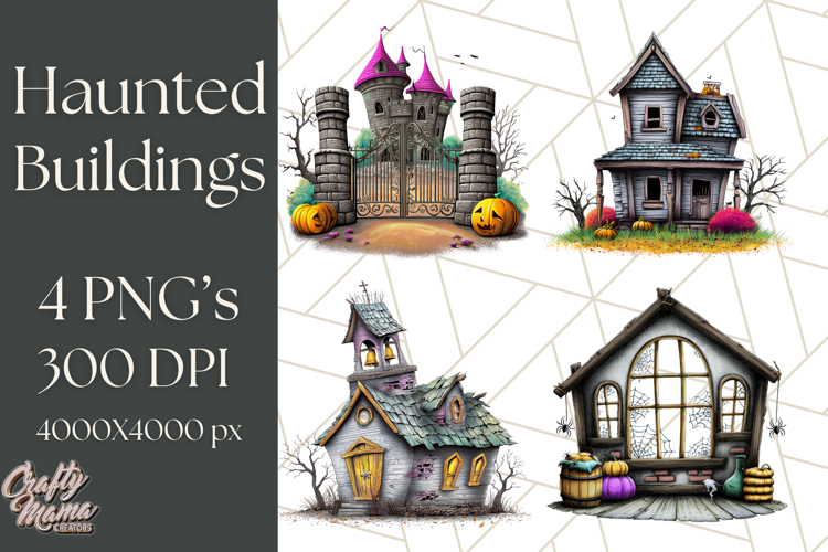Haunted House Illustration Image 24