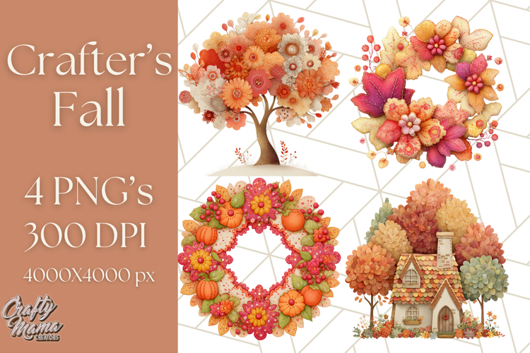Cozy Fall Clipart PNG Autumn Cozy Elements