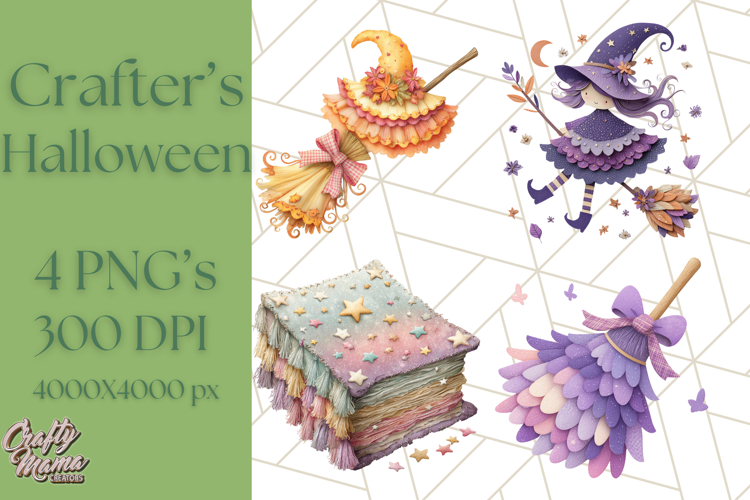 Kawaii Halloween Clipart Cute Kids and Candy Elements Png