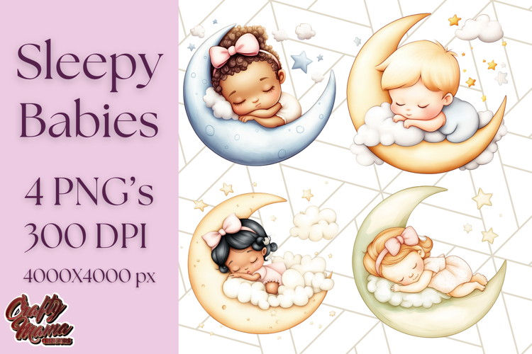 Cute Moon Clipart Image 20