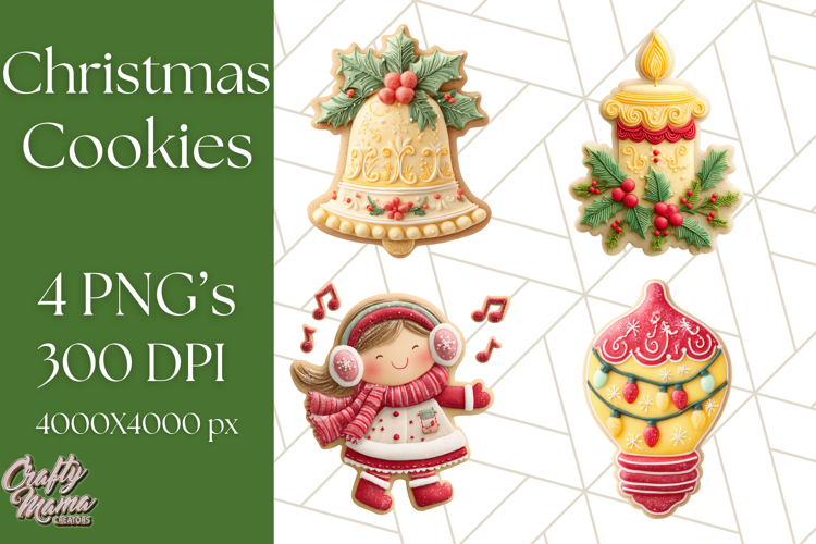 Decorated Cookie Clipart Image 8