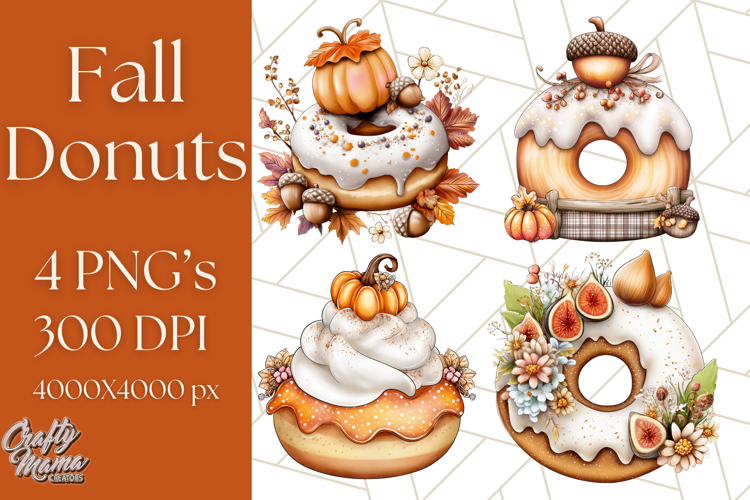Cute Donut Clipart Image 12