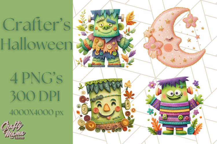 Kawaii Halloween Clipart Cute Kids and Candy Elements Png