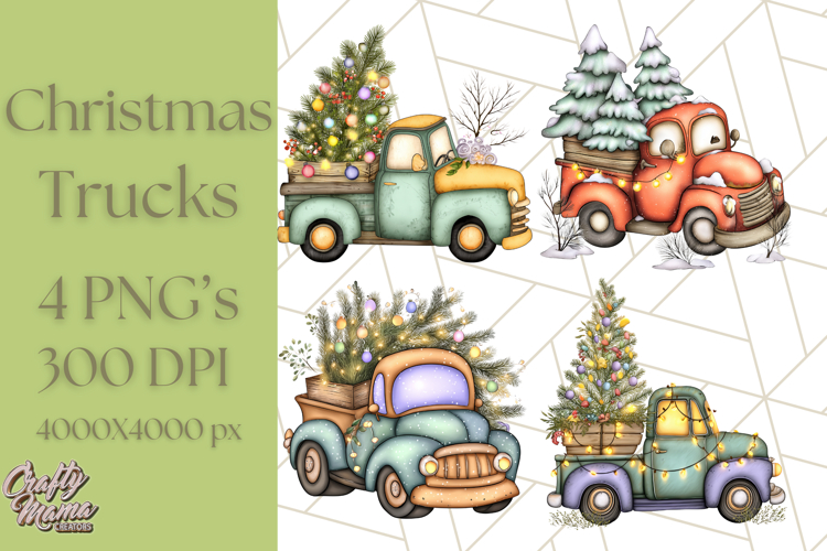 Vintage Truck Clipart Image 18