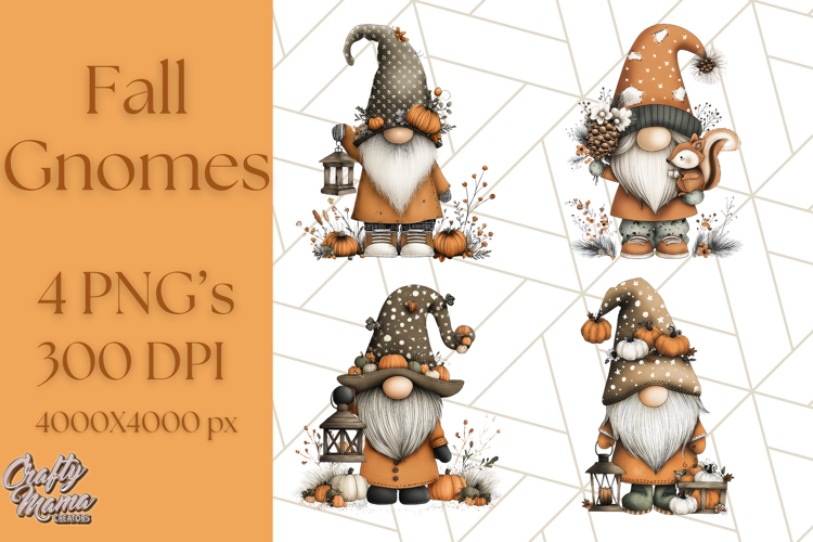 Thanksgiving Gnome Clipart PNG Cute Fall Gnomes, Gnome Png