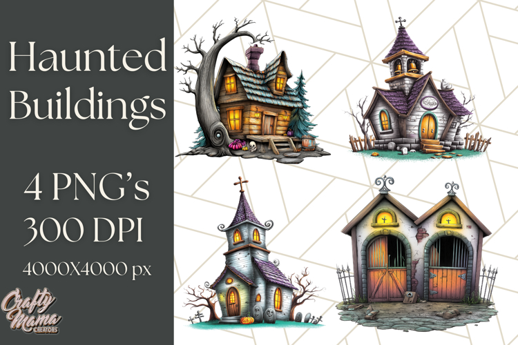 Haunted House Illustration Image 23