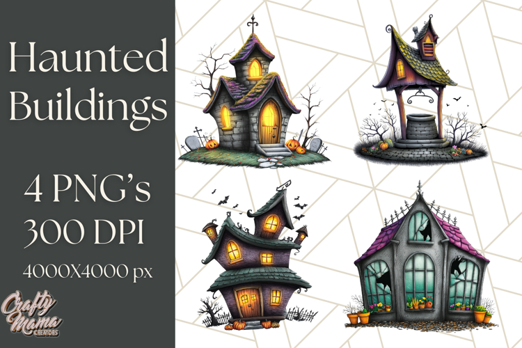 Haunted House Illustration Image 22