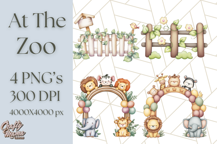 Zoo Animals Clipart Image 19