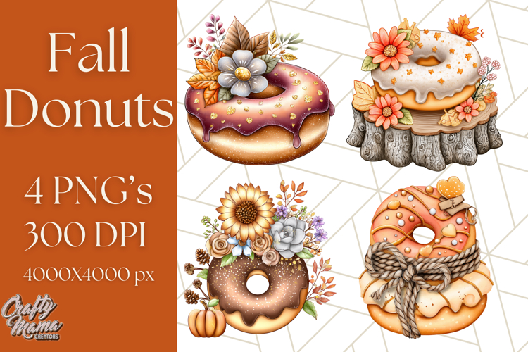 Cute Donut Clipart Image 11