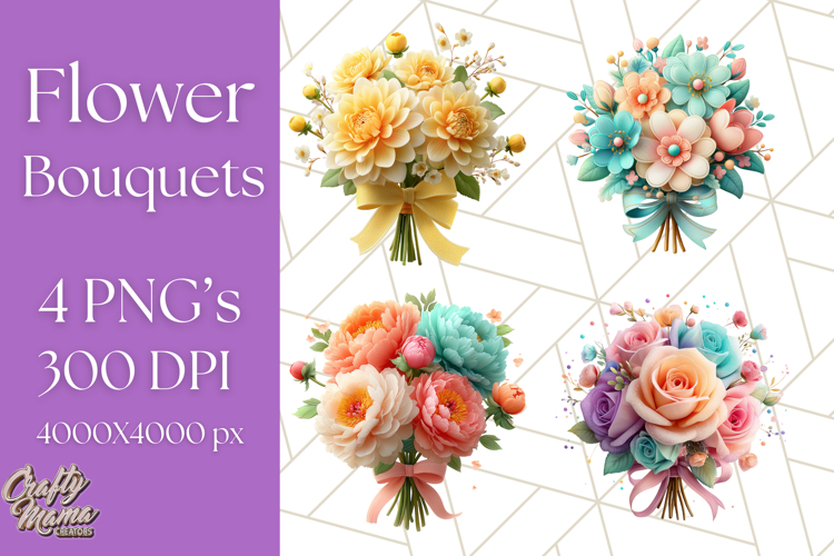 Pastel Watercolor Flower Png Image 3