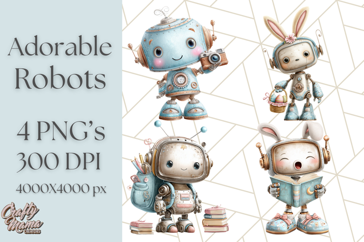 Robot Clipart, Soft Realistic Full Body Robot PNG Images