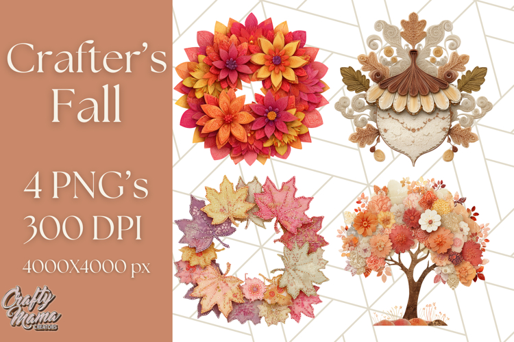Cozy Fall Clipart PNG Autumn Cozy Elements