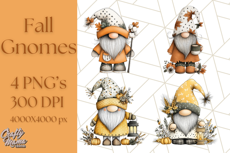 Thanksgiving Gnome Clipart PNG Cute Fall Gnomes, Gnome Png