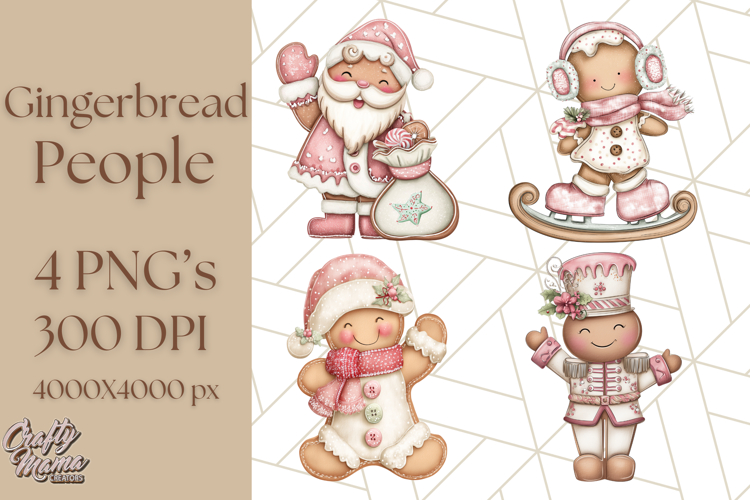 Gingerbread Cookie Clipart Image 24