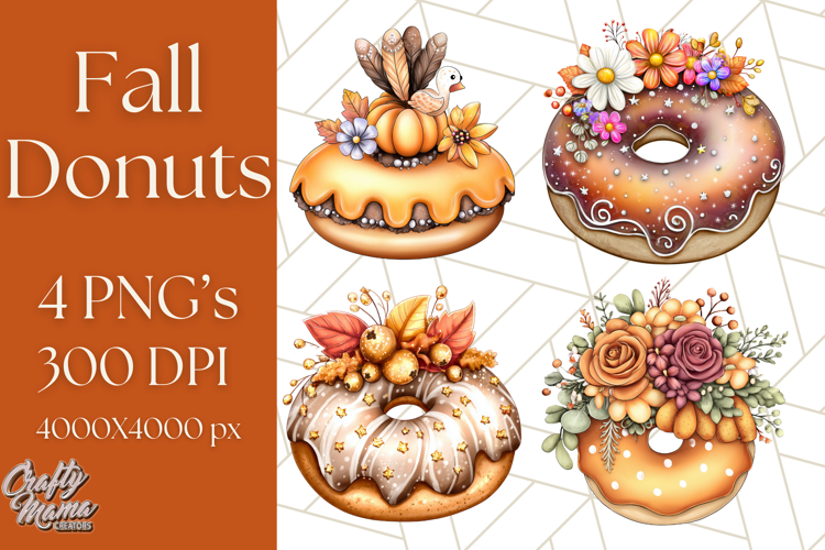 Cute Donut Clipart Image 10