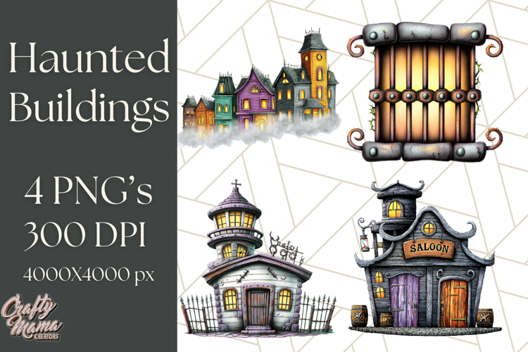 Haunted House Illustration Image 21