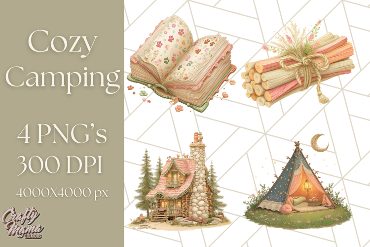 Camping Icons Clipart PNG, Adventure Outdoors Clip Art