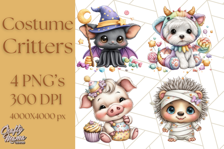 Halloween Costumes Clipart Image 6