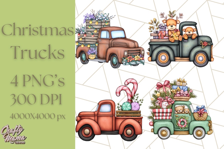 Vintage Truck Clipart Image 15