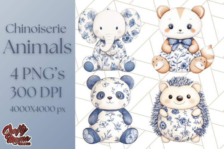 Watercolor Safari Animals Clipart Image 9