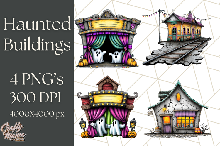 Haunted House Illustration Image 20