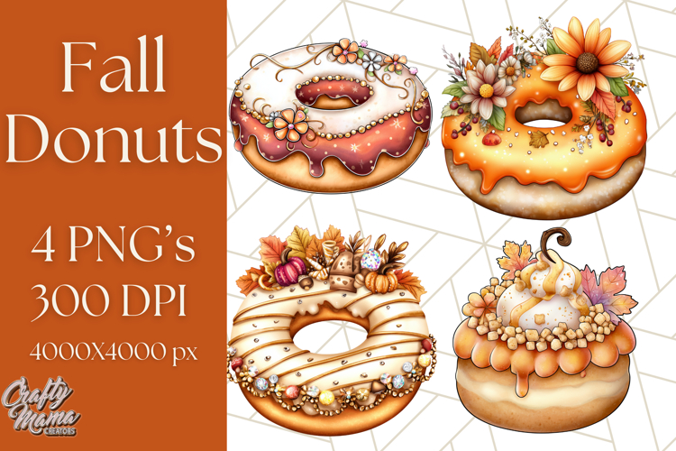 Cute Donut Clipart Image 9