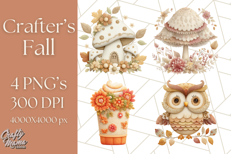 Cozy Fall Clipart PNG Autumn Cozy Elements