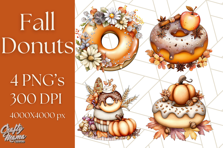 Cute Donut Clipart Image 8