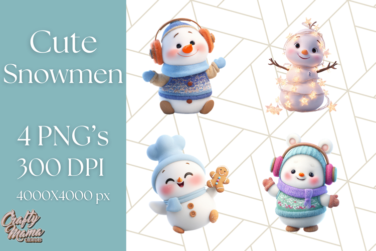 Snowman Clipart Image 24