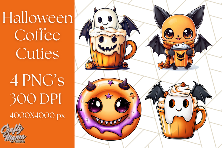 Monster Café Halloween PNG Clipart, Coffee Holiday Clip Art