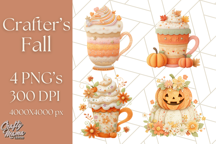Cozy Fall Clipart PNG Autumn Cozy Elements