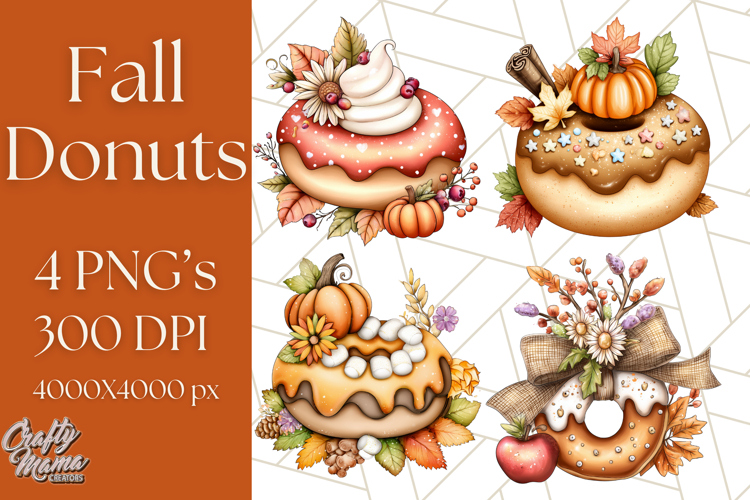 Cute Donut Clipart Image 7