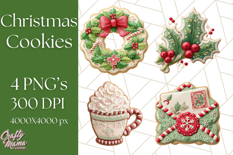 Decorated Cookie Clipart Image 3