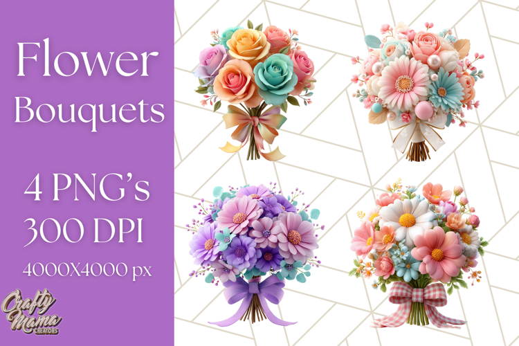 Flower Bouquet Clipart Image 23