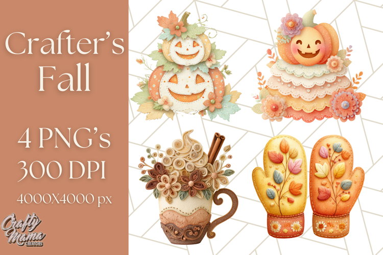 Cozy Fall Clipart PNG Autumn Cozy Elements