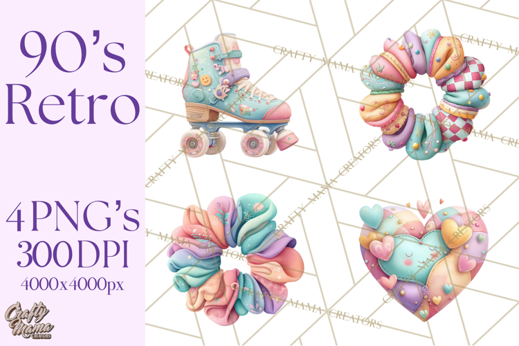 Pastel Retro 90s PNG, Cute Aesthetic Clipart, Checkerboard