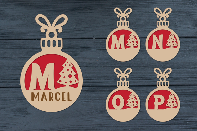 Christmas Alphabet, Christmas Letters, Christmas Monogram