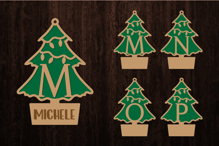 Christmas Alphabet, Christmas Letters, Christmas Monogram