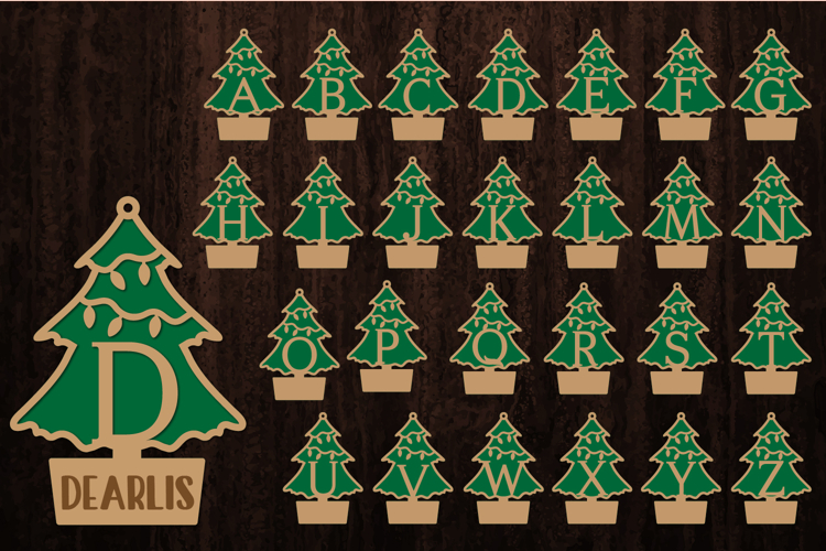 Christmas Letter, Christmas Alphabet, Christmas Ornament
