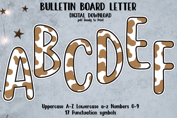 Bulletin Board Alphabet Letters Ready to Print